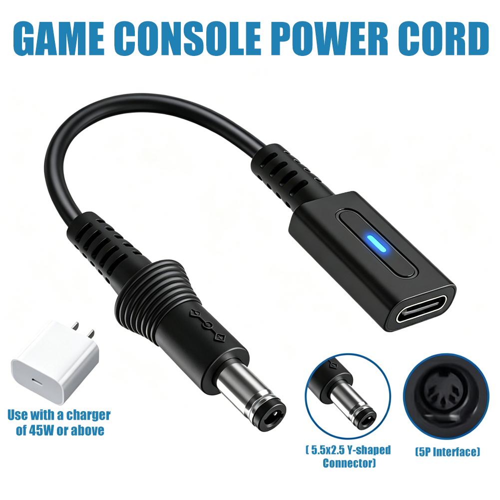 Gaming Console Generations - Adaptador hembra tipo C para consola