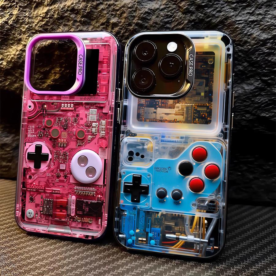 Gaming Console Apple - Funda de teléfono con consola de