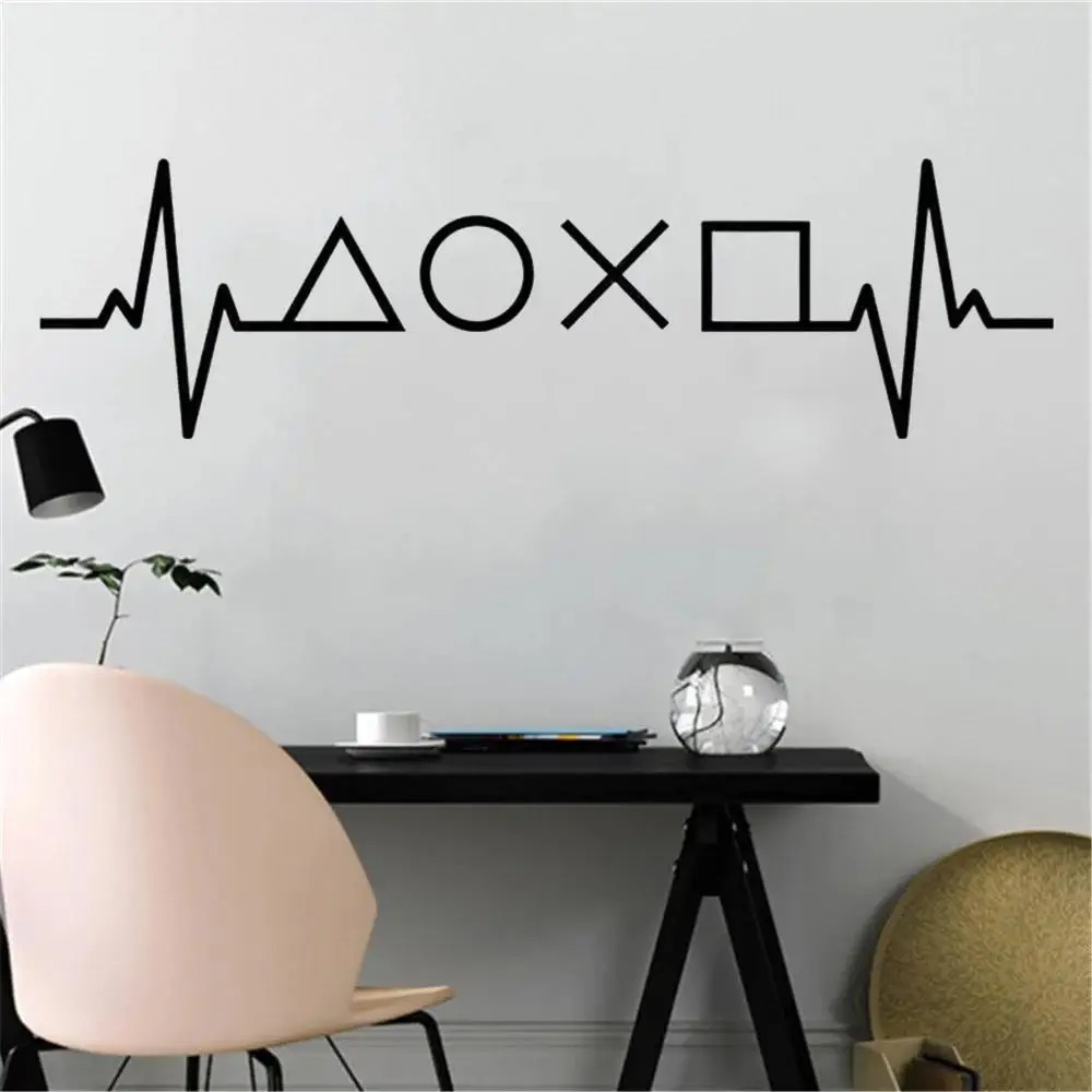 Gaming Console Wallpaper - 1 unidad de pegatinas de pared