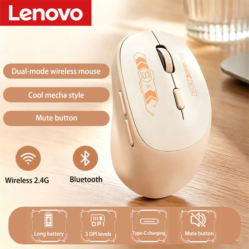Gaming Console For Ipad - Ratón inalámbrico Bluetooth Lenovo 2,4G, modo