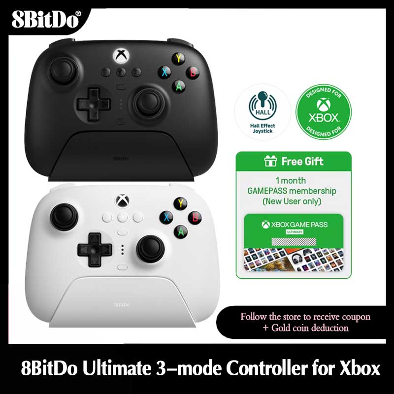 Gaming Console Keyboard - 8BitDo Controlador definitivo de 3 modos