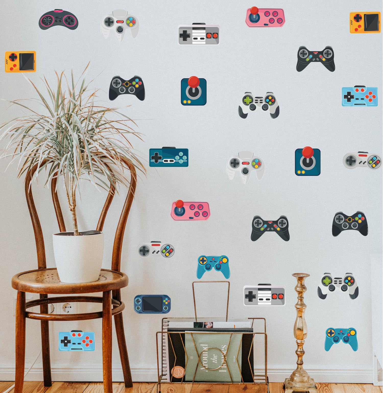 Gaming Console Wallpaper - Vinilos Decorativos para Pared con Diseño