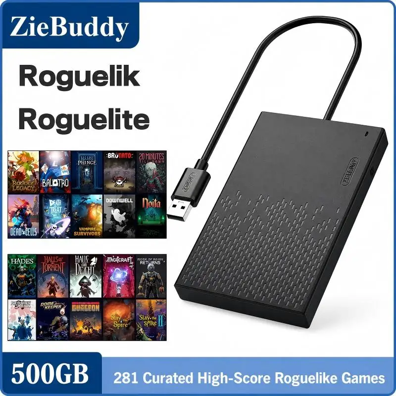 Gaming Console Download - Disco Duro para Juegos ZieBuddy Plug