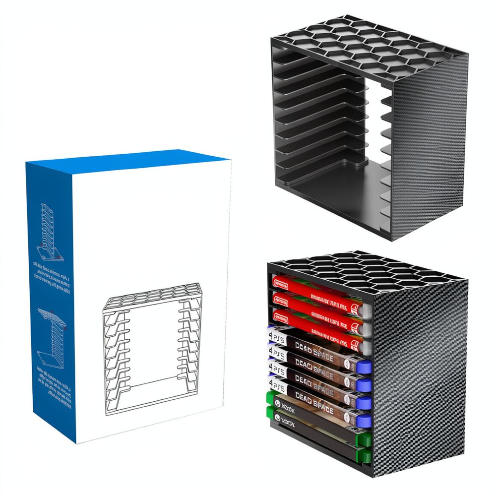 Torre de almacenamiento para t - Gaming Console Display Case reseña y precio