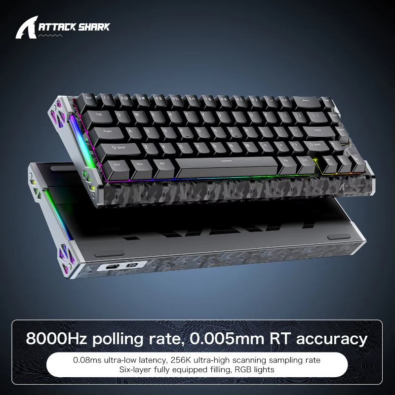 Teclado con eje magnético de f - Gaming Console Keyboard reseña y precio