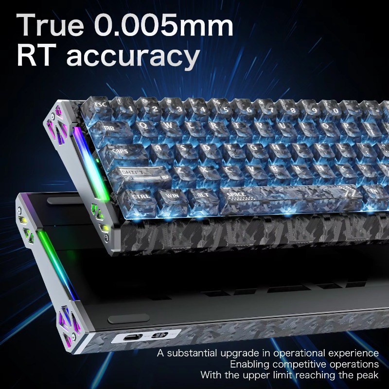 Teclado con eje magnético de f - Gaming Console Keyboard reseña y precio