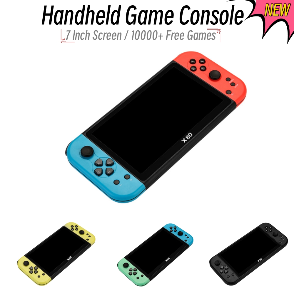 Consola de juegos portátil X80 - Gaming Console X7 reseña y precio