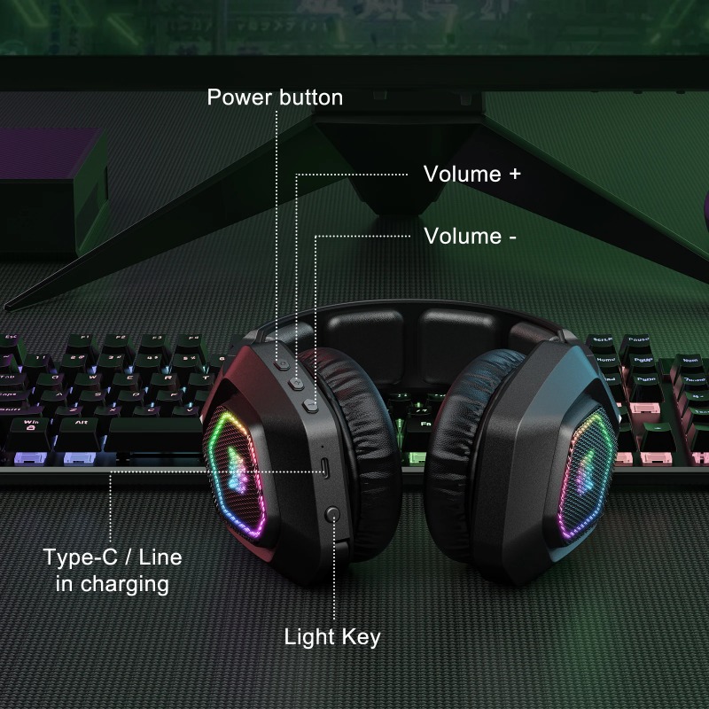 ONIKUMA B100 Auriculares inalá - Gaming Console Apple reseña y precio