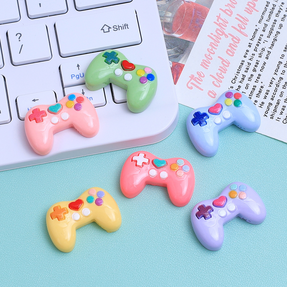 5 piezas de dijes de resina co - Gaming Console Keychain reseña y precio