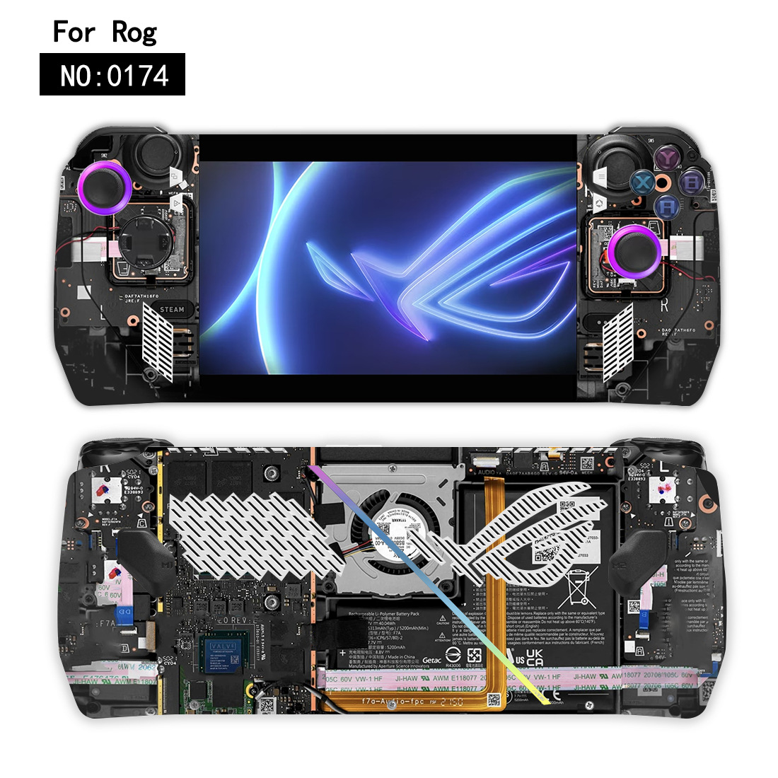 Nuevas pegatinas, funda para c - Gaming Console Rog reseña y precio