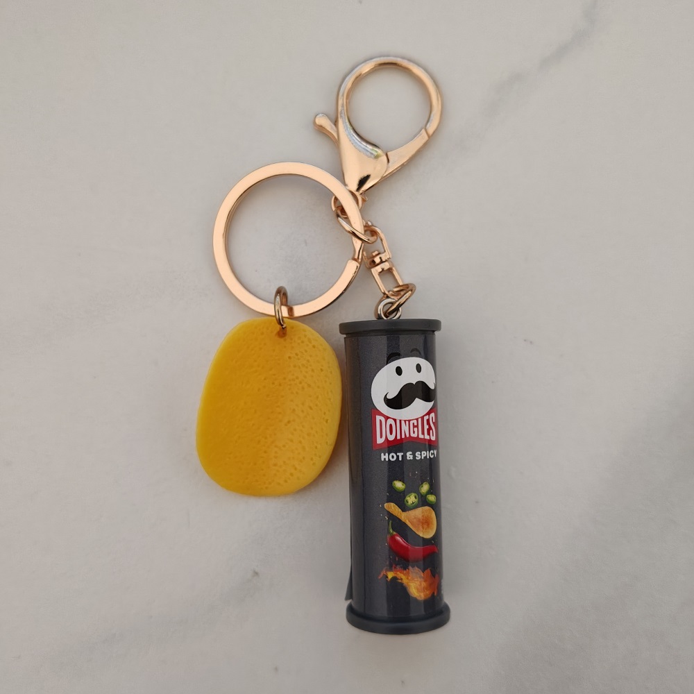 Llavero creativo con patatas f - Gaming Console Keychain reseña y precio