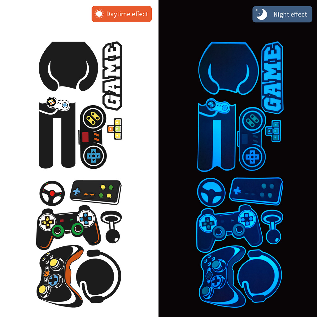 Pegatinas luminosas de pared c - Gaming Console Wallpaper reseña y precio