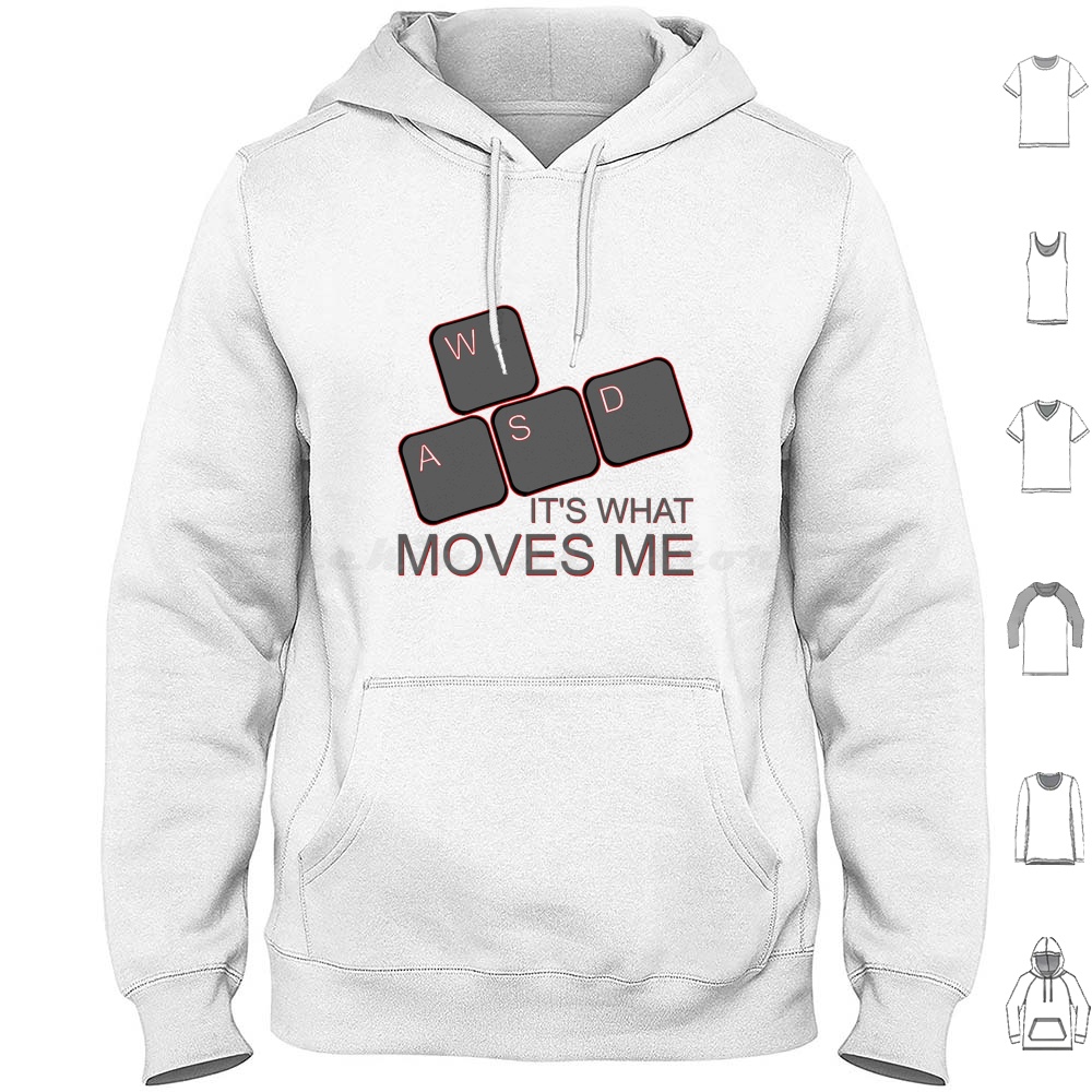 Sudaderas con Capucha Wasd Mov - Gaming Console Keyboard reseña y precio