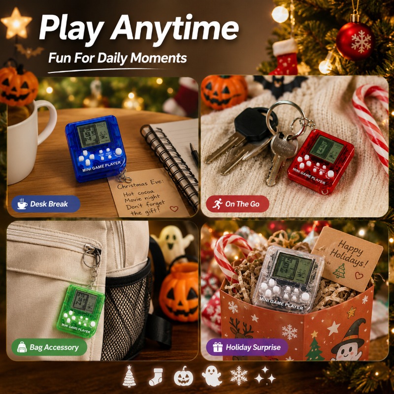 Consola de Juego Mini Tetris c - Gaming Console Keychain reseña y precio