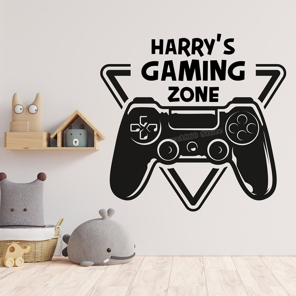 Calcomanía de pared de zona de - Gaming Console Wallpaper reseña y precio