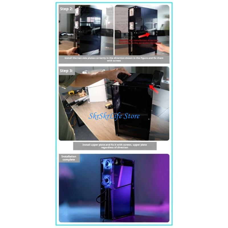 Cubierta protectora transparen - Gaming Console Display Case reseña y precio