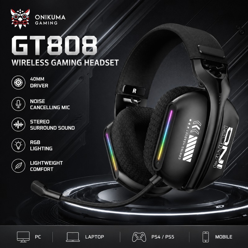 Auriculares para juegos ONIKUM - Gaming Console Apple reseña y precio