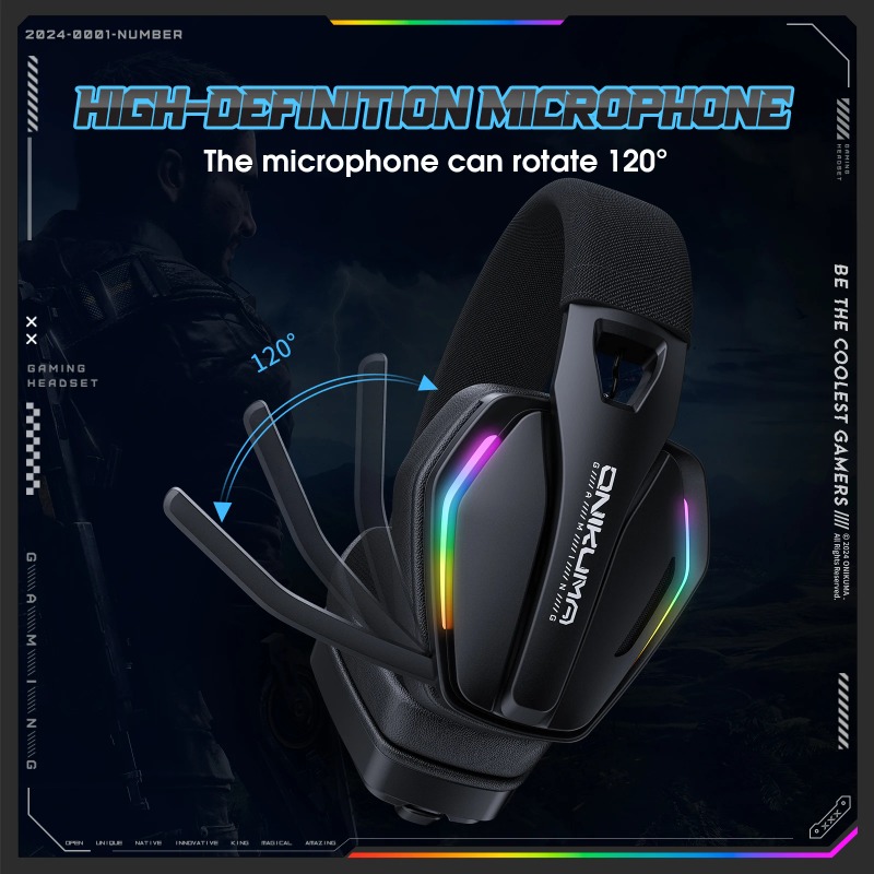 ONIKUMA GT826 Auriculares inal - Gaming Console Apple reseña y precio
