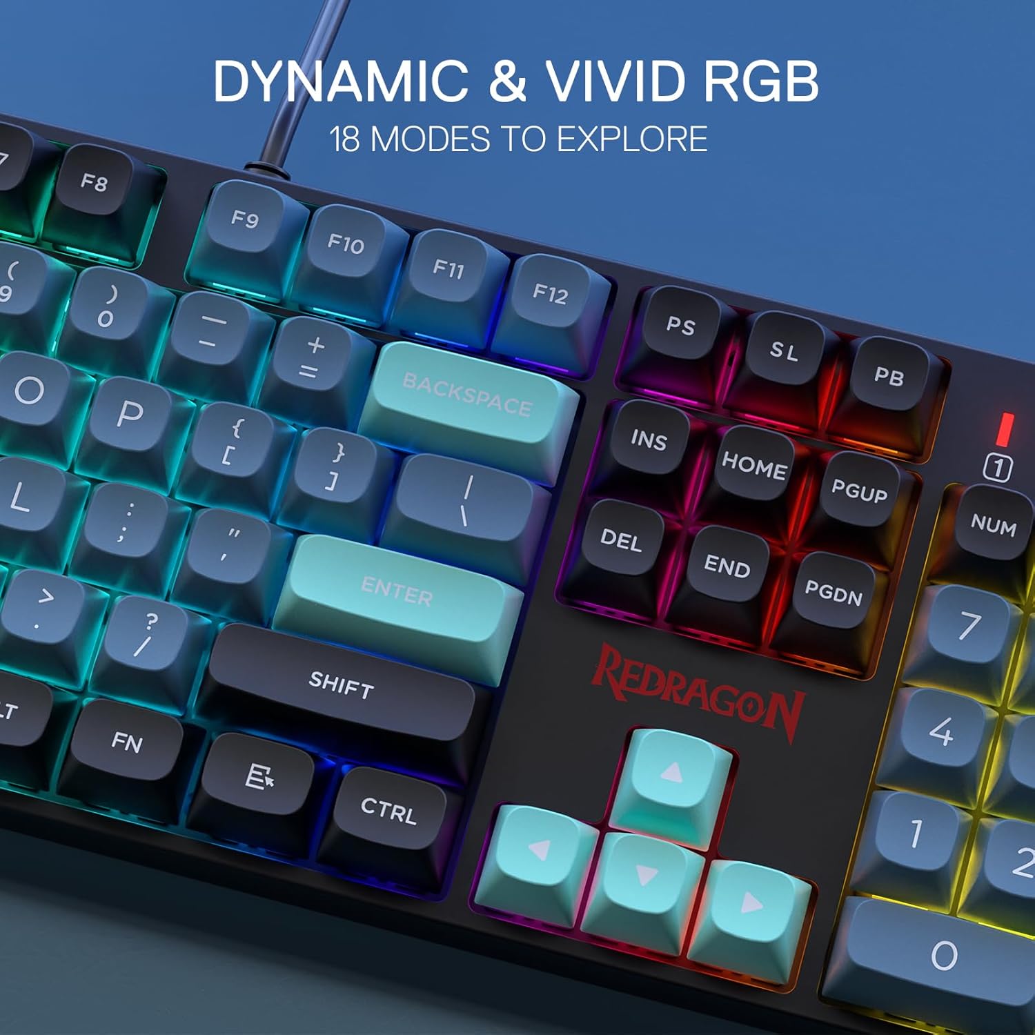 Redragon K582 SE con cable RGB - Gaming Console Keyboard reseña y precio
